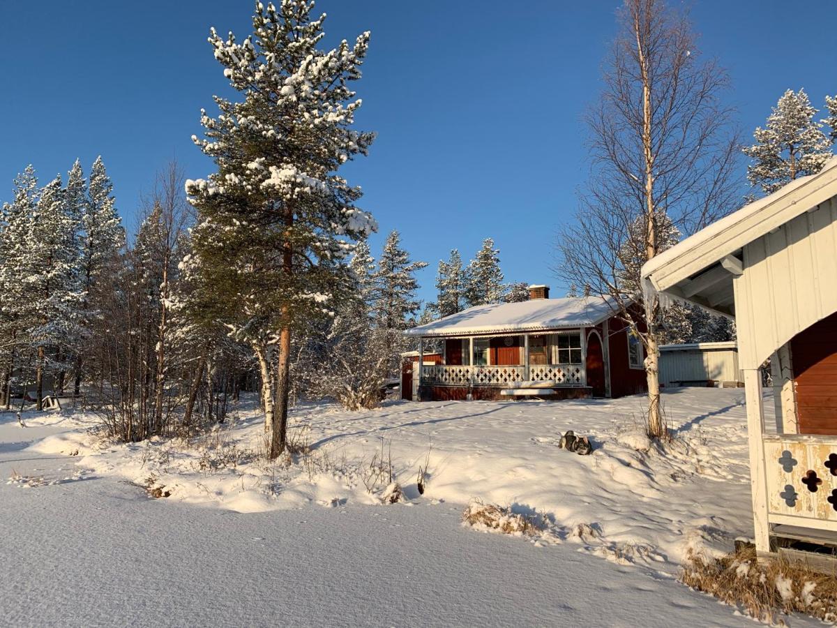 Off-Grid Cabin In Nattavaara Lapland Exterior foto